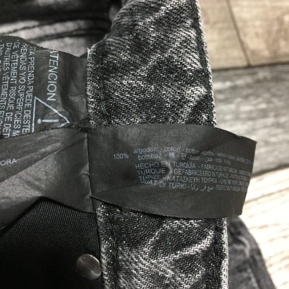 Zara The 90’s Mom Fit Jeans Women’s 6 Gray (Inseam 26) 100% Cotton High Rise - Picture 8 of 10